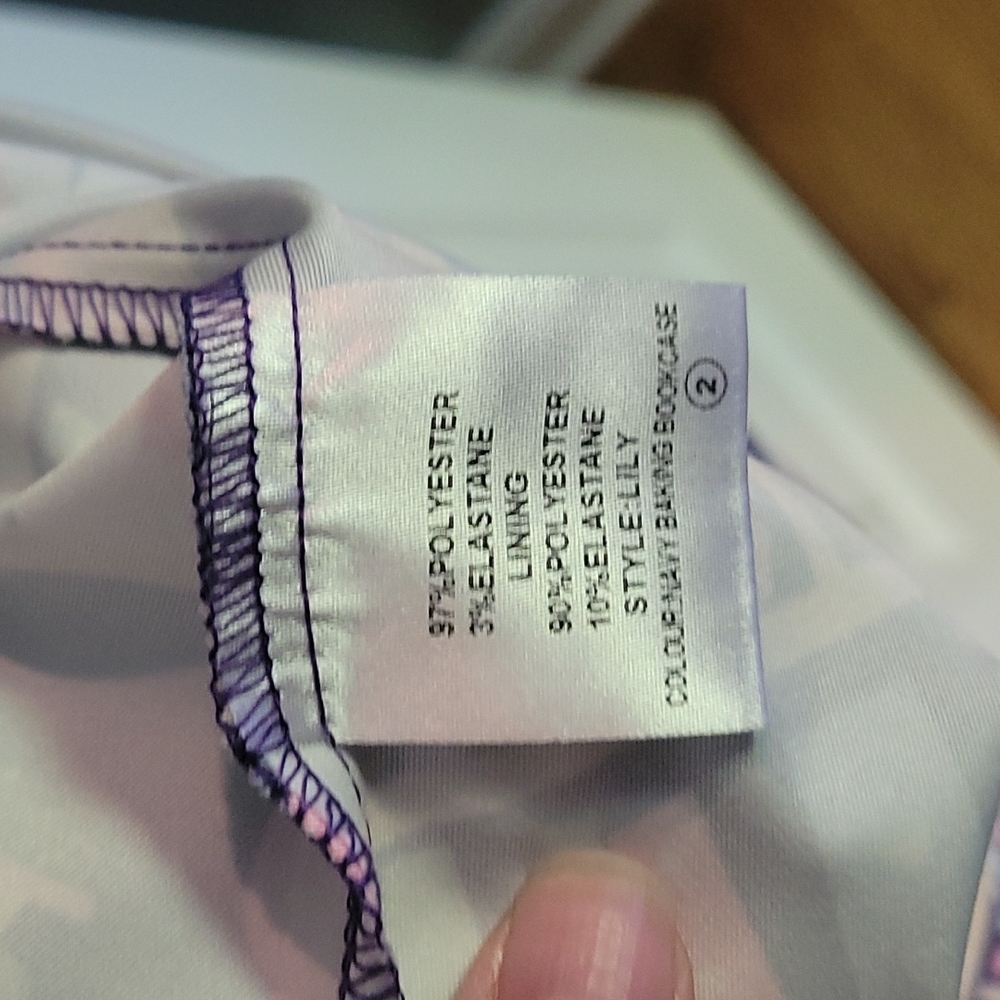 Lindy Bop Lily Baking Bookshelf Dress Navy/Purple - Picture 10 of 11